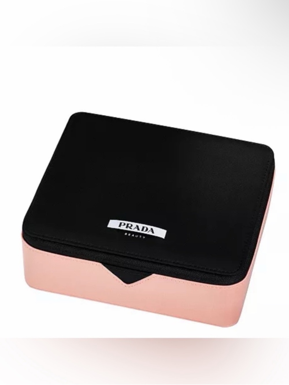 New & authentic Prada beauty Two-Tone Black,Cosmetic pouch Case. Medium size
